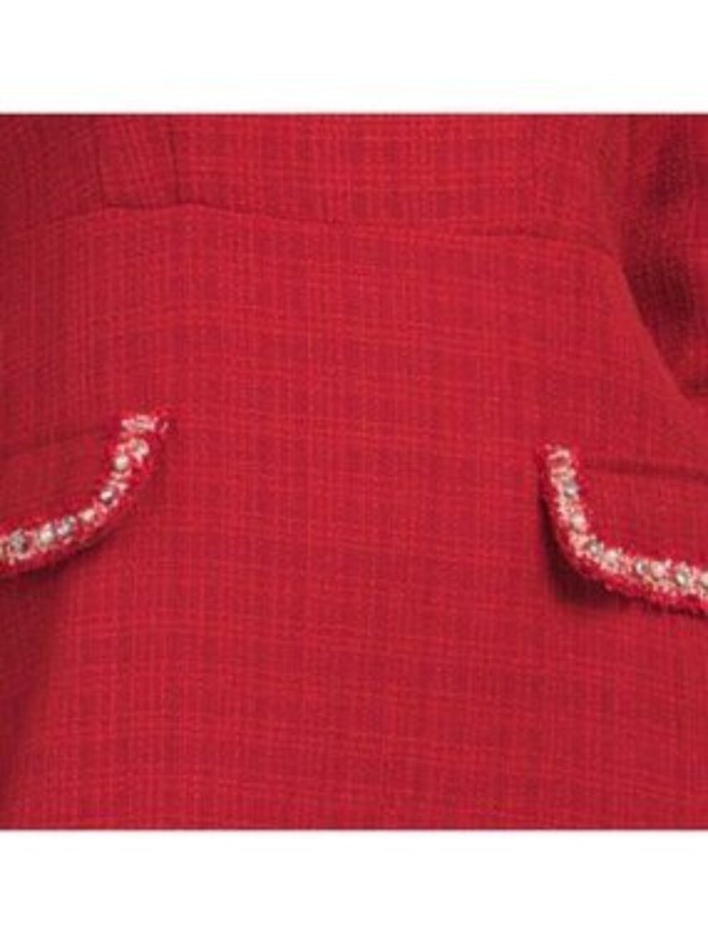 TAHARI ASL Boucle Square Neck Mini Dress - Picture 4 of 4